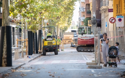 Obrers al carrer Indústria | Roger Benet